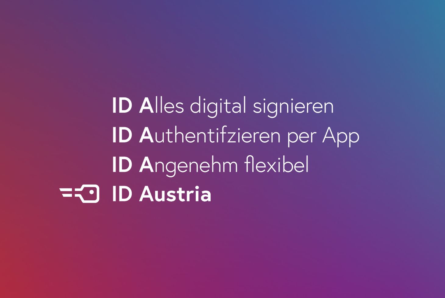 ID Austria Kampagnen Sujet