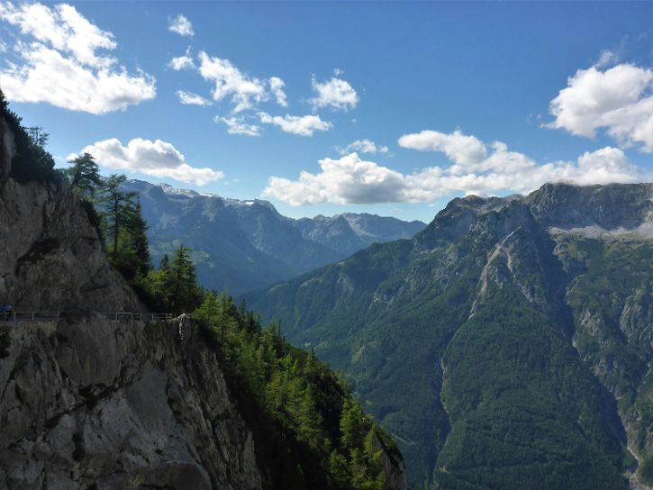 Berglandschaft mit Bäumen &copy; Jean Giroux  - Unsplash 