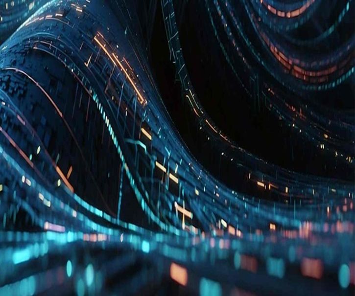 Datenfluss im Pixelverlauf &copy; Entre Humos  - Pixabay 