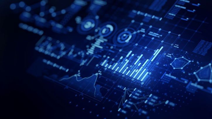 Bildschirm mit verschiedenen Diagrammen und Datenanalysen. © Chaosamran_Studio - AdobeStock 474498018