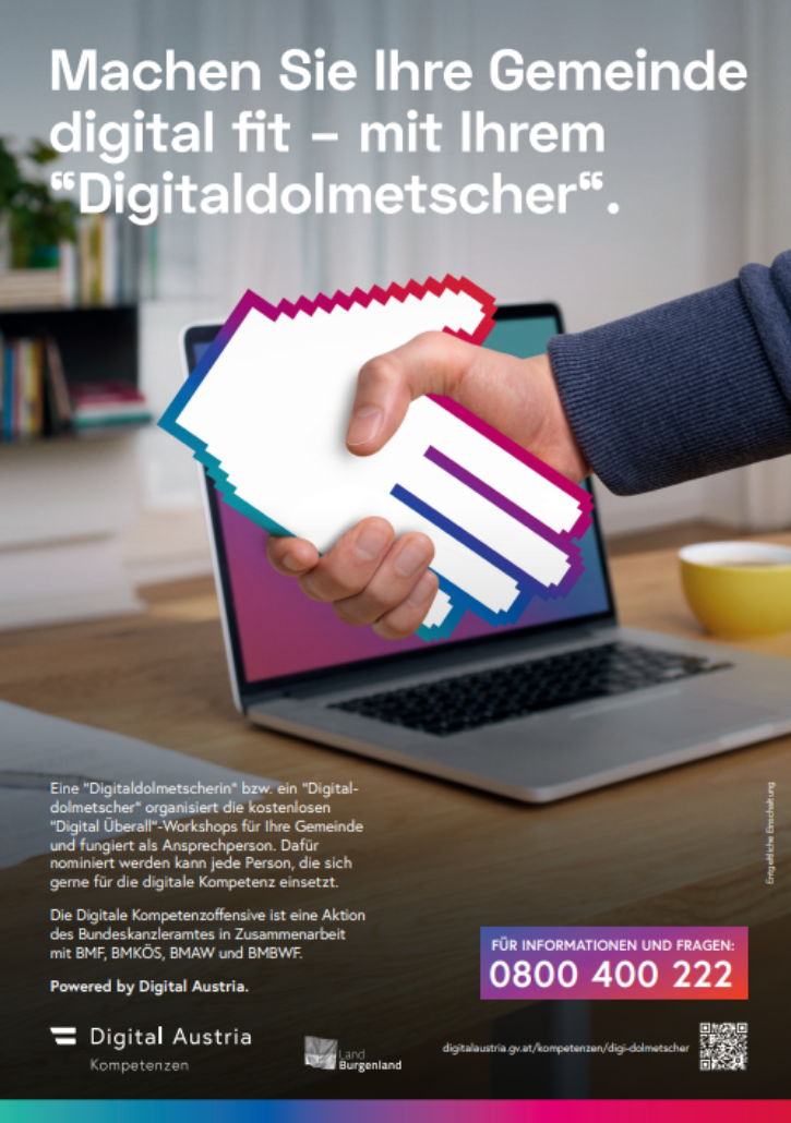 Machen Sie Ihre Gemeinde digital fit mit Ihrem Digitaldolmetscher Coverbild ©  Bild BBDO 