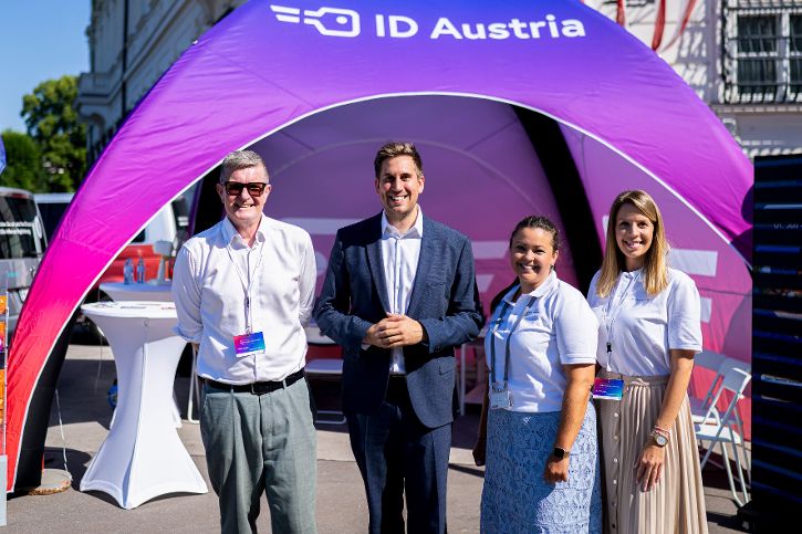 Start der ID Austria Servicetour 2026 &copy; Florian Schrötter  - BKA/Florian Schrötter 