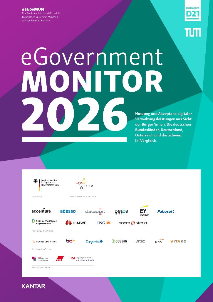 Titelbild eGovernment Monitor 2026 