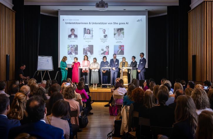 Foto vom She goes AI Netzwerkforum &copy; Tarek Wilde  - BKA/Tarek Wilde 