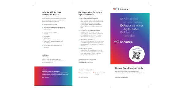 Cover: ID Austria Folder