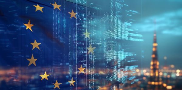 Fahne der europäischen Union © AI.noevation/generiert mit KI  - AdobeStock 