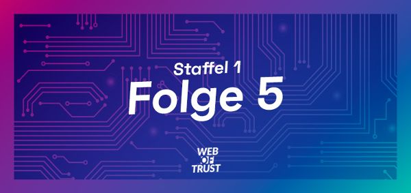 1.Staffel Folge 5. Buntes Icon für Web of Trust Podcast des Bundeskanzleramtes zum Thema Cybersicherheit im Rahmen der Initiative Digitale Kompetenzoffensive. Thema: Soldaten vorm Rechner - Ein Tag im Cybergrundwehrdienst © WZ/CAA  - Bild 