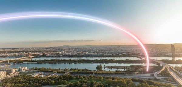 Stadtbild von Wien und Donau.  © Monte Nero Productions  - Monte Nero Productions 