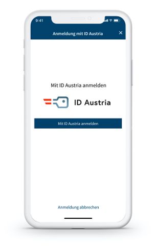 BKA-id-austria-anmeldemaske. Nutzung nur in Zusammenhang mit Kommunikationsmaßnahmen für ID Austria und die dazugehörige App ID Austria.
