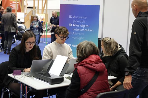 ID Austria Servicetour auf der Herbstmesse Innsbruck