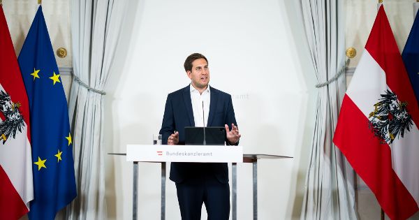 Pressekonferenz zur Vorstellung der neuen ID Austria © Christopher Dunker  - BKA 