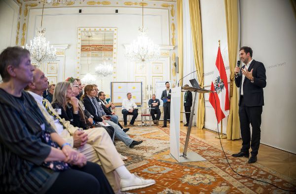 Bürgerforum ID Austria 2.0: Am 30. Oktober 2025 nahm Staatssekretär Alexander Pröll (im Bild) am Bürgerforum ?ID Austria 2.0? teil.