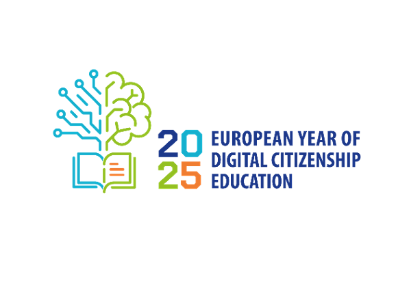 Logo European year of digital citizenship education 2025 ©  Council of Europe 