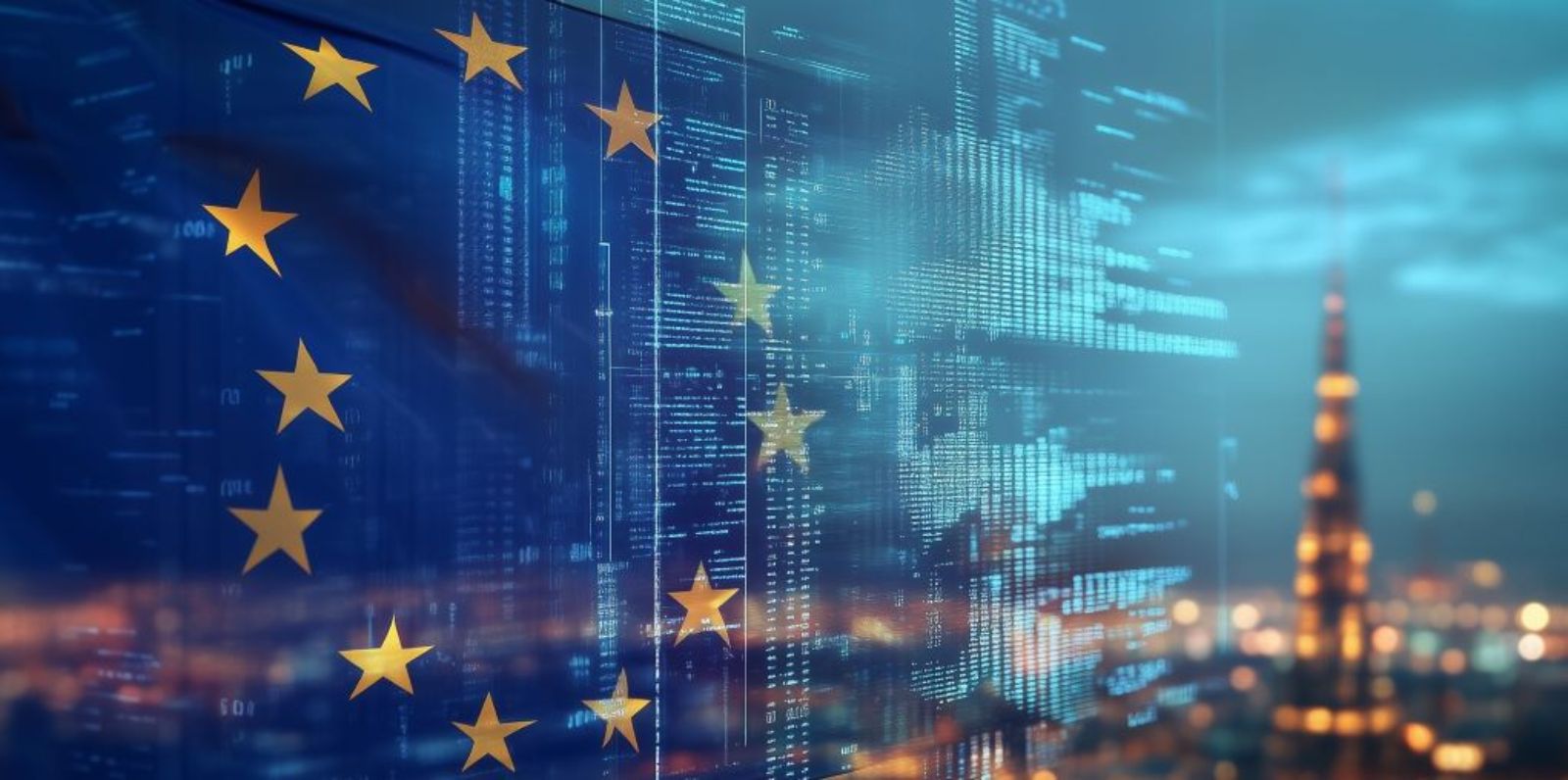 Fahne der europäischen Union © AI.noevation/generiert mit KI - AdobeStock