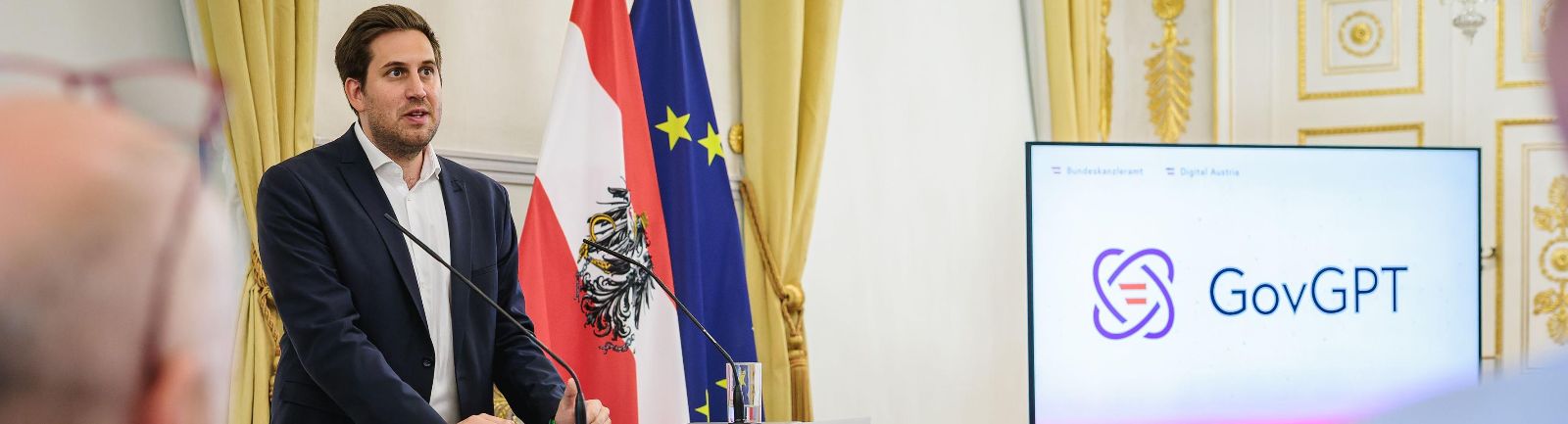 Präsentation von GovGPT &copy; Valentin Brauneis 