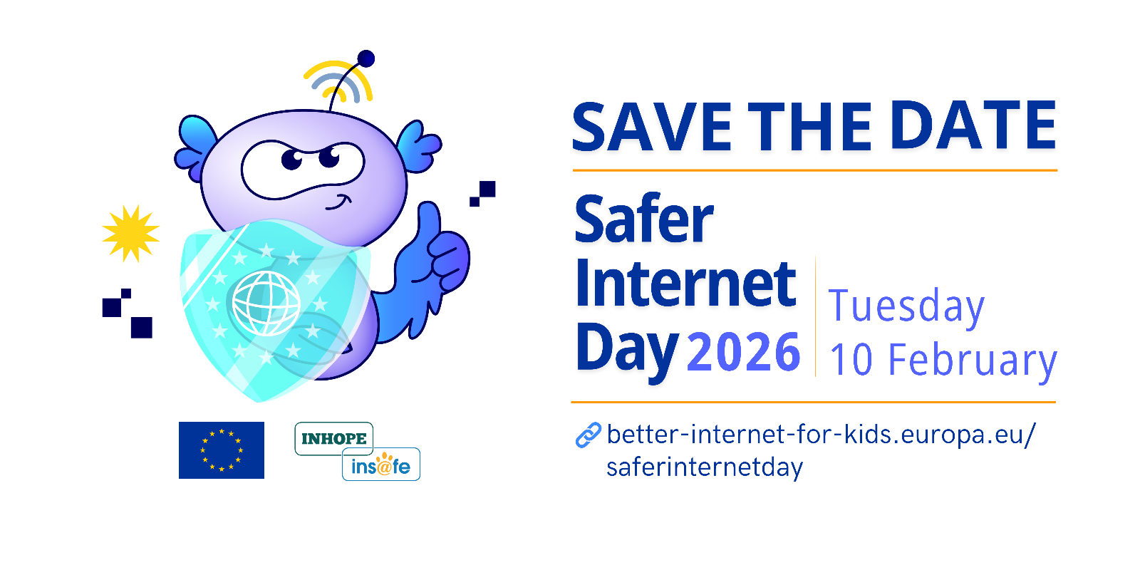 Logo des Safer Internet Day 2026. &copy; BIK Team 
