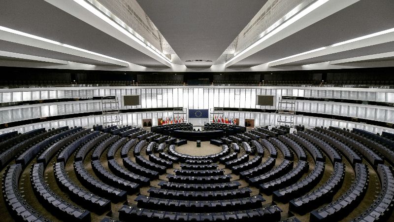 Europäische Union Sitzungssaal © Frederic Koberl  - Unsplash 