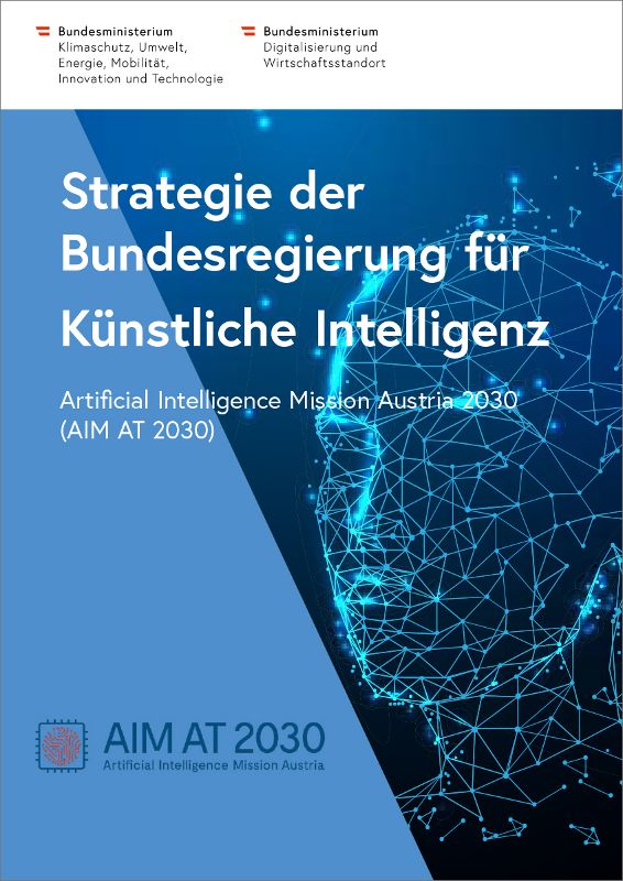 Titelseite der Publikation "Artificial Intelligence Mission Austria 2030"