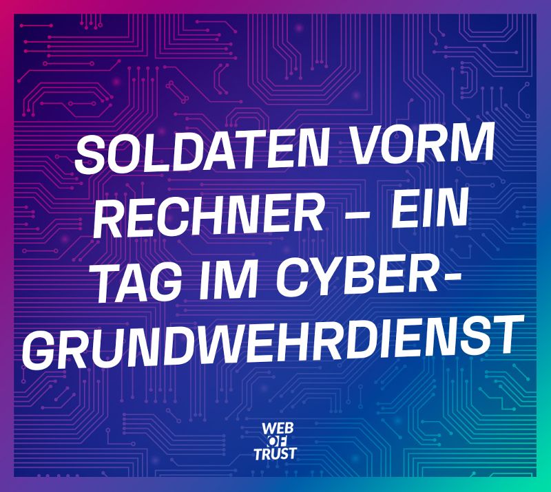 Soldaten vorm Rechner - Ein Tag im Cybergrundwehrdienst