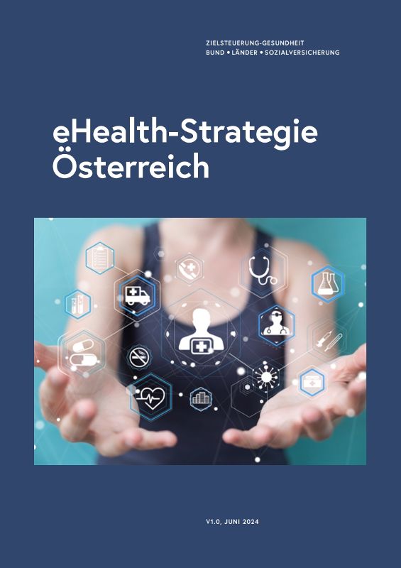 Titelseite des pdf-Dokuments eHealth-Strategie Österreich 