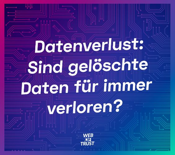 Cover der Podcastfolge mit Titel: Datenverlust: Sind gelöschte Daten für immer verloren?