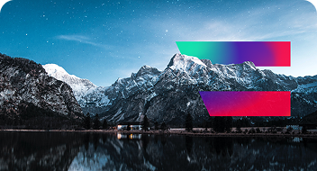 Berg mit Digital Austria Logo